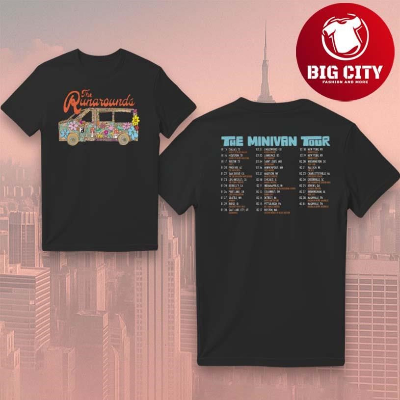 The Runarounds The Minivan Tour 2026 Two Sided Shirt