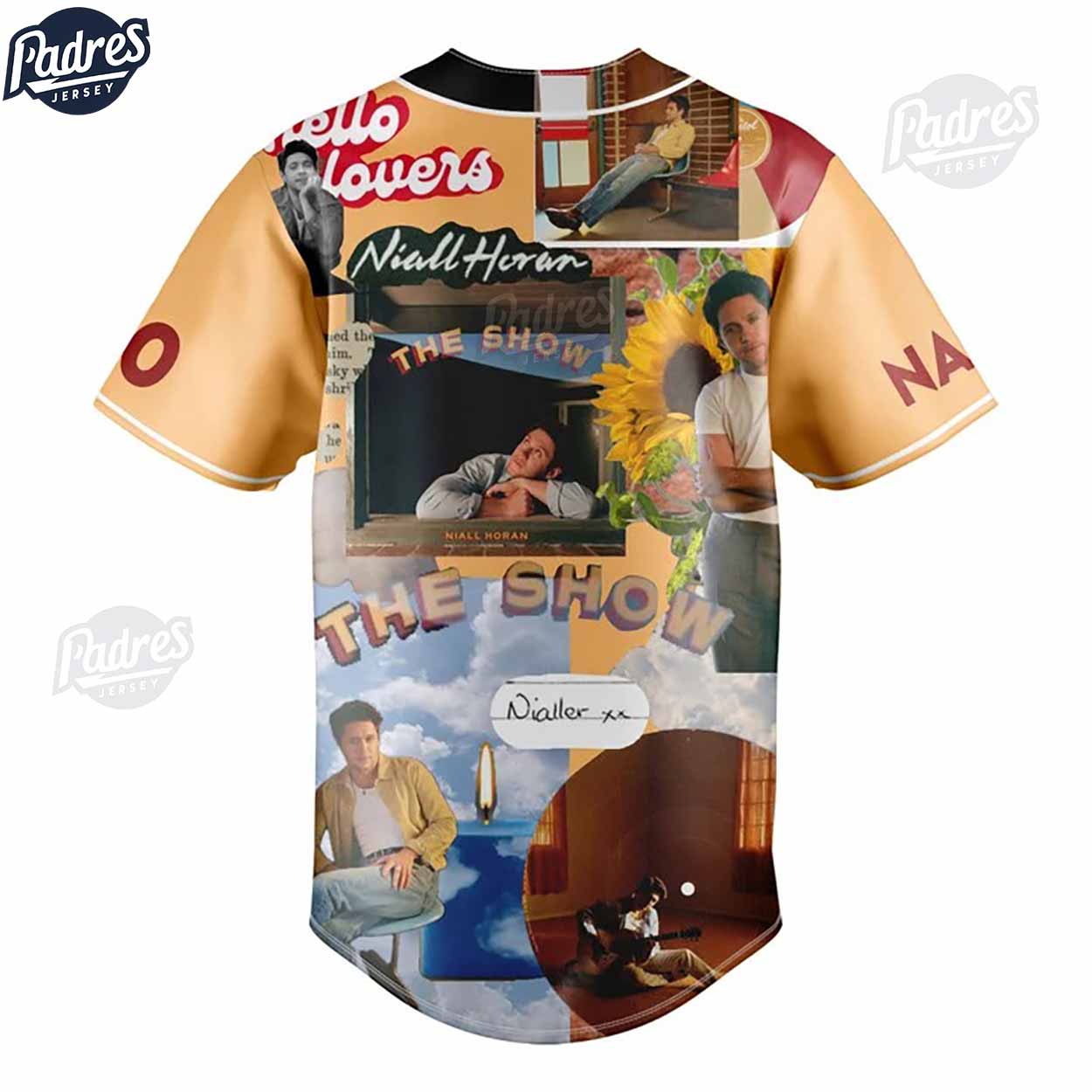 The Show Live On Tour Niall Horan Custom Baseball Jersey - Padres Jersey Oasis: Elevate Your Baseball Style... (Image 3)