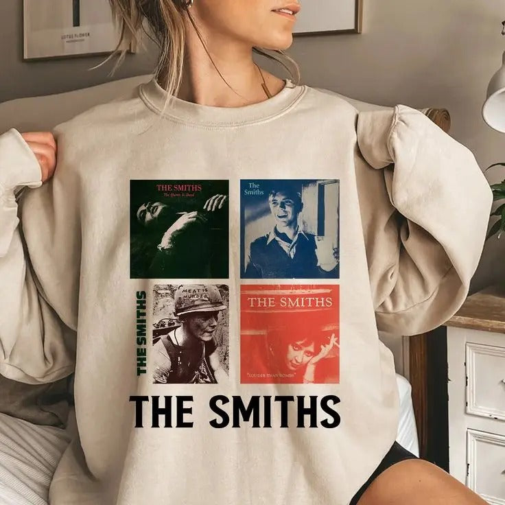 The Smiths Sweatshirt-Aesthetic Graphic, Aesthetic Clothes, Grunge Clothing Aesthetic Sweatshirt, Aesthetic Clothing...