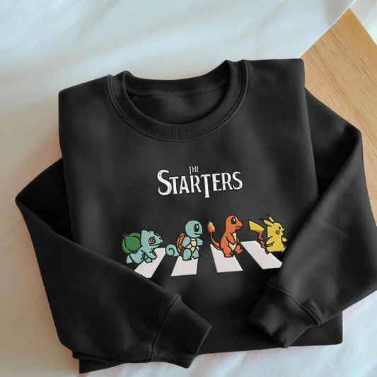 The Starter PKM Sweatshirt, Embroidery Anime Tshirt, PKM University, Anime Shirt, Unisex Shirt Hoodie | WearSparks.com