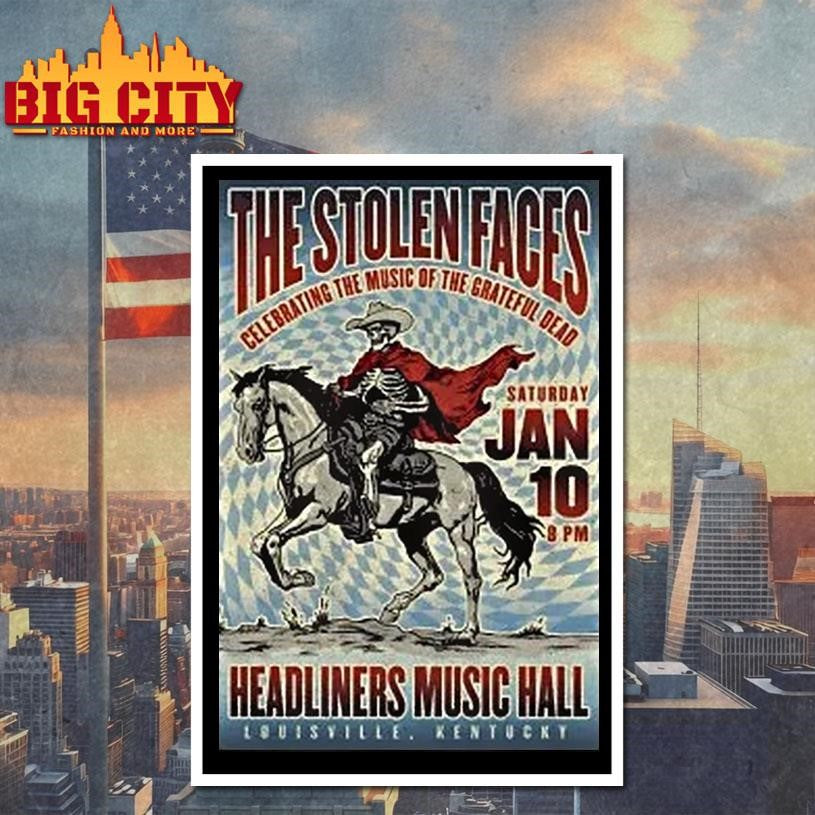 The Stolen Faces Jan 10 2026 Headliners Music Hall Louisville Ky Shirt