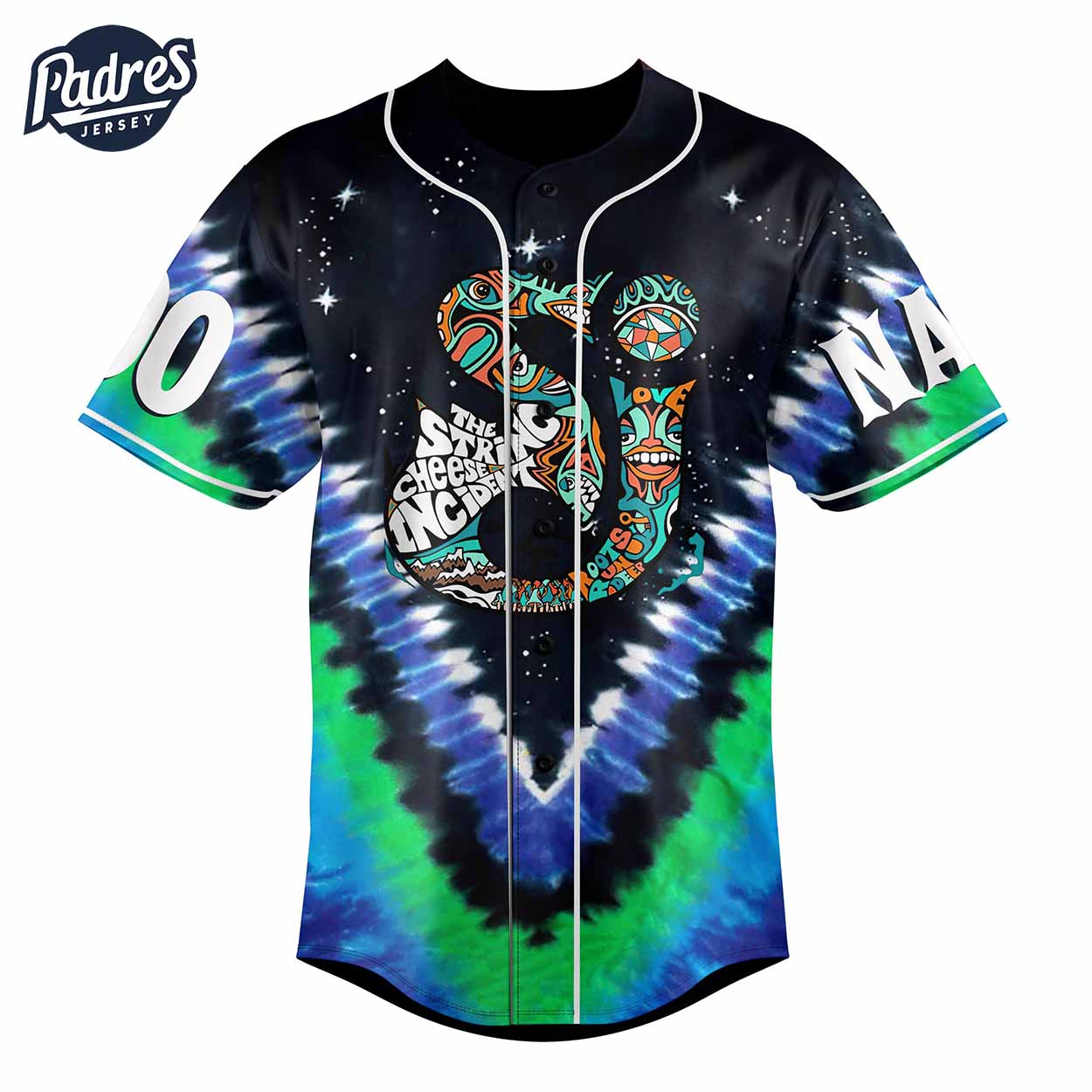 The String Cheese Incident Band Baseball Jersey Outfit - Padres Jersey Oasis: Elevate Your Baseball Style Game... (Image 2)