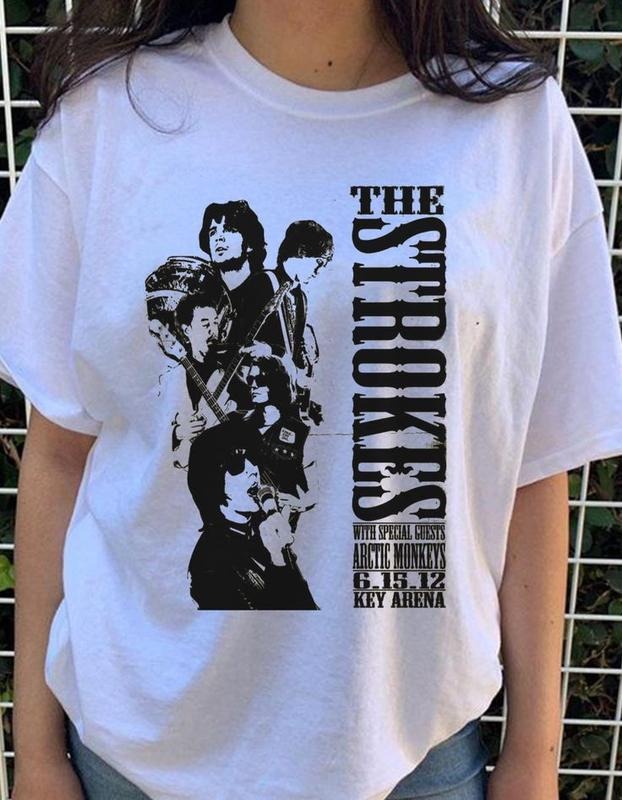 The Strokes Shirt, Rock Band Shirt, Room On Fire Shirt, Last Nite, The New Abnormal Cotton shirt Hoodie, Sweatshirt