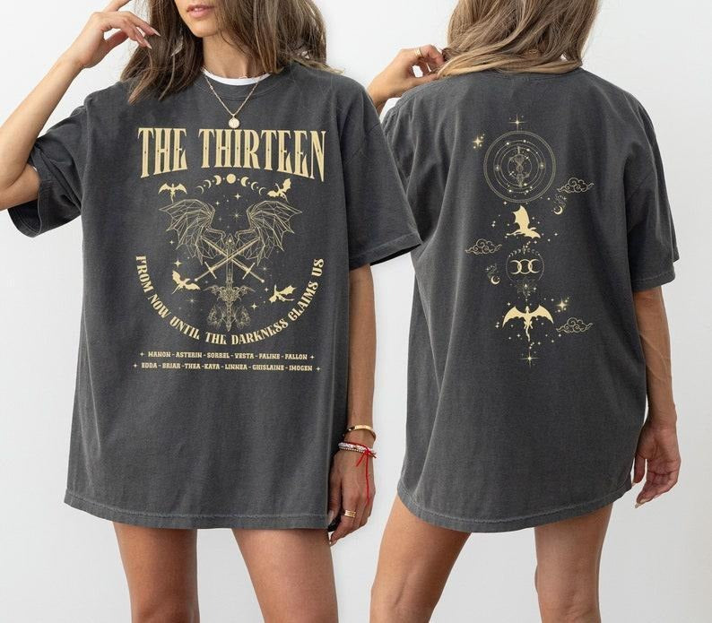 The Thirteen Tee Throne Of Glass 2 side TShirt Sjm Merch From Now Until The Darkness Claims Us Shirt Hoodie, Sweatshirt