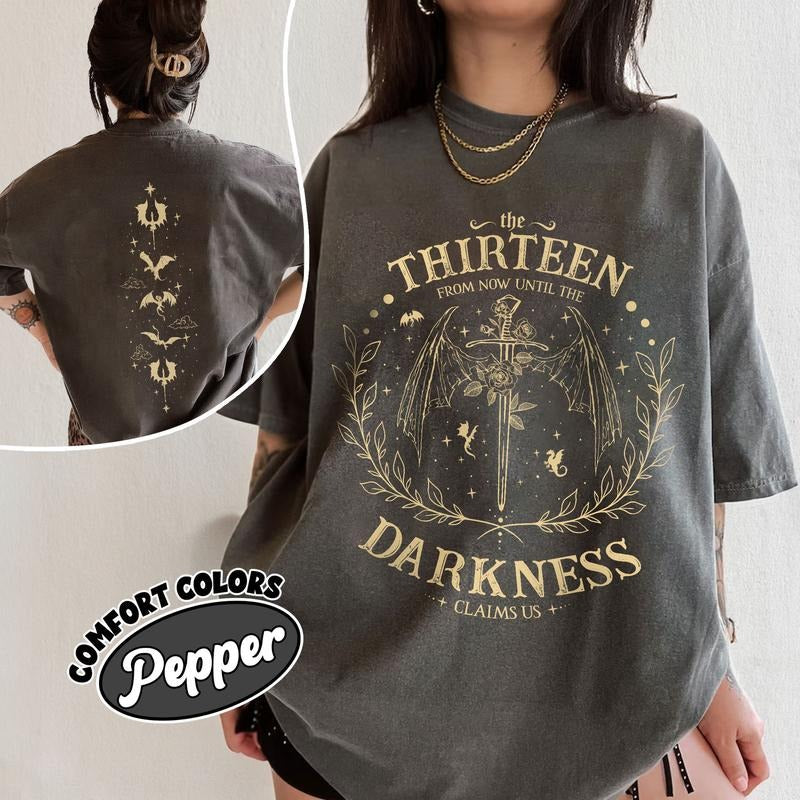 The Thirteen Throne Of Glass Comfort Colors Shirt, SJM Merch, We Are The Thirteen Womenswear Hoodie, Sweatshirt