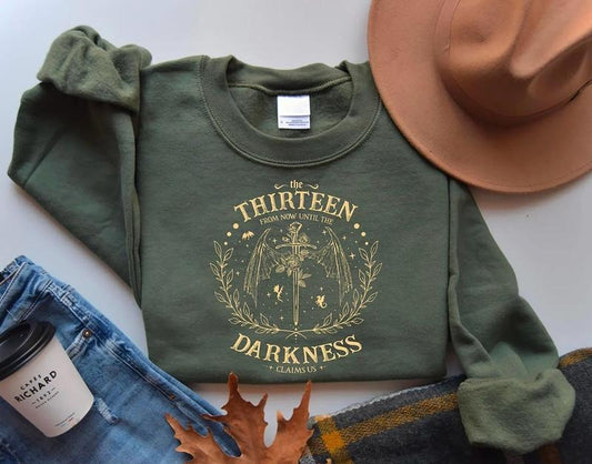 The Thirteen Throne Of Glass Sweatshirt, From Darkness Claim Us Shirt, Bookish Shirt, Fantastic Reader Sweatshirt,...