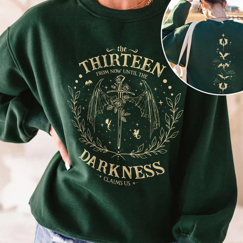 The Thirteen Throne Of Glass Sweatshirt, Sjm TOG Manon Hoodie, From Now Until The Darkness Claims Us Crewneck, We Are The...