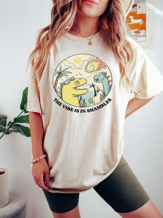 The Vibes Are In Shambles Shirt, Funny Meme Shirt, Funny Sarcastic Shirt, Vintage Shirt, Mental Health Shirt, Big Bang...