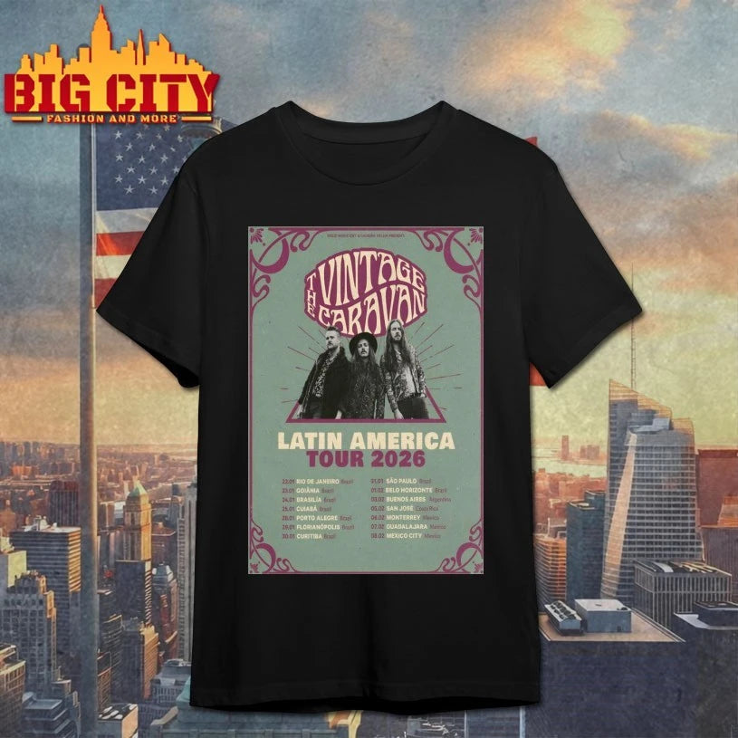 The Vintage Caravan Latin America Tour 2026 Poster shirt
