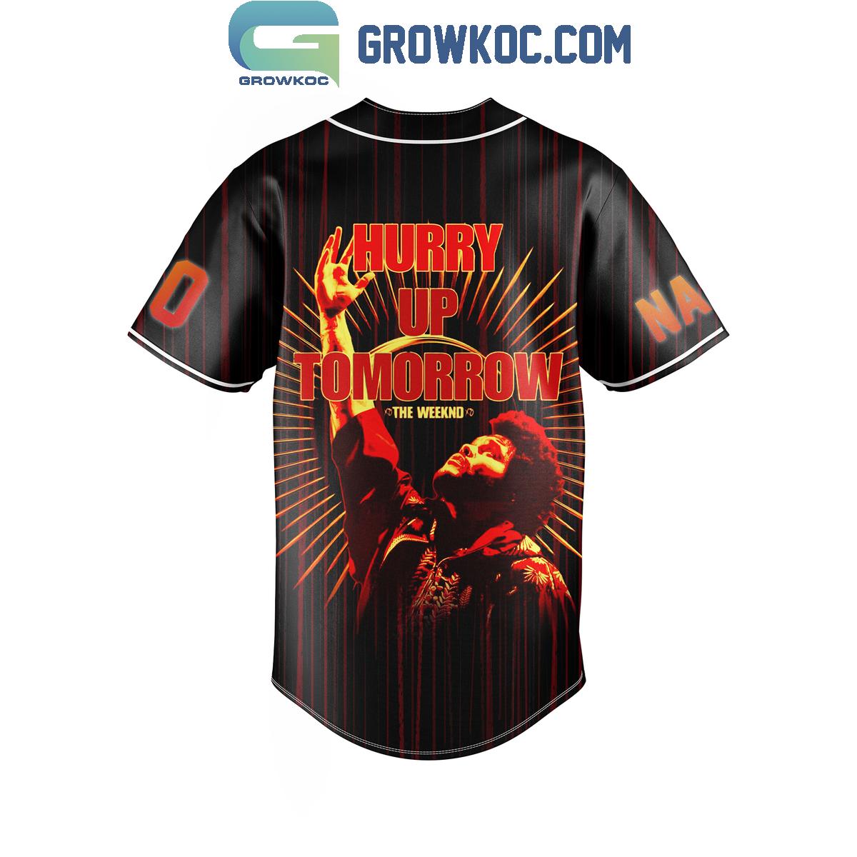 The Weeknd Hurry Up Tomorrow Personalized Baseball Jersey