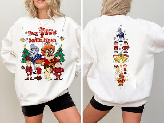 The Year Without Santa Claus Shirt, Mister Brothers Sweatshirt, Snow Miser & Heat Miser Tee, Christmas Movie Graphic...