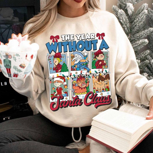 The Year Without Santa Claus Sweatshirt, Miser Brothers Hoodie, Heat and Snow Misers Sweatshirt, Funny Cartoon, Christmas...