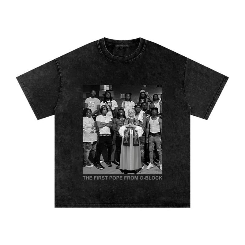 The first Pope from O-Block Shirt Pope From Oblock Graphic Tee Hoodie, Sweatshirt | WearSparks.com