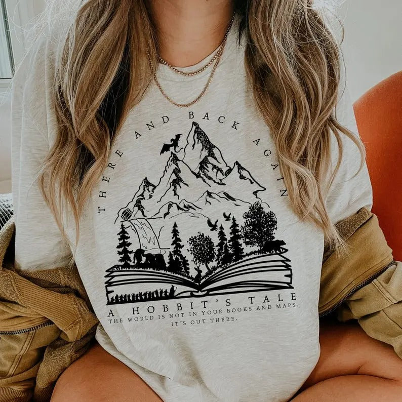 The world is outside shirt Cotton Crewneck Shortsleeve Casual Hoodie, Sweatshirt | WearSparks.com