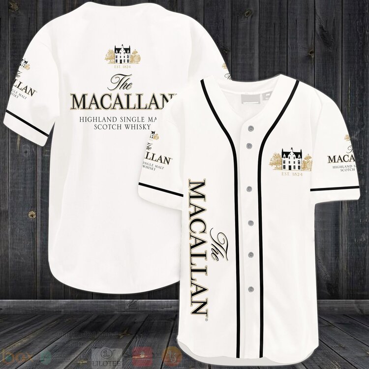 FASHION The Macallan Baseball Jerseys Botton Shirt