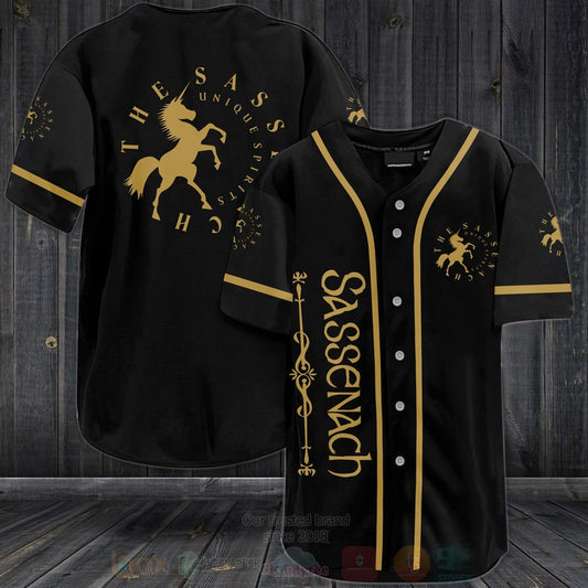 FASHION The Sassenach Whisky Baseball Jerseys Botton Shirt
