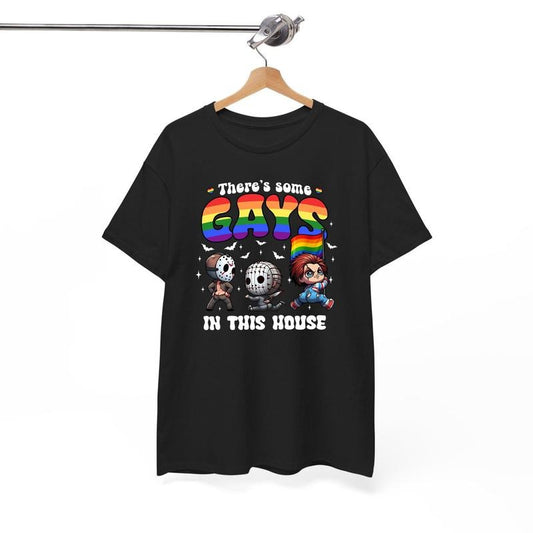 There's Some Gays In This House Tee, Funny Halloween LGBT Shirt, Gay Pride Shirt, LGBTQ Support T-shirt Hoodie, Sweatshirt