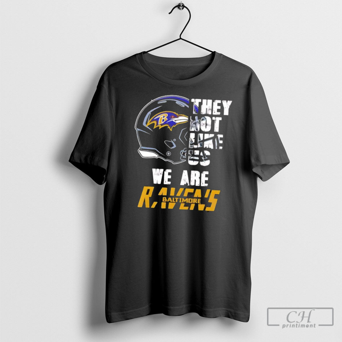 They Not Like Us We Are Baltimore Ravens Football Helmet