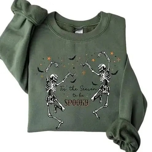 This is The season to be Spooky sweatshirt, Skeleton pocket sweatshirt, Skeleton graphic sweatshirt, Halloween 2024,...