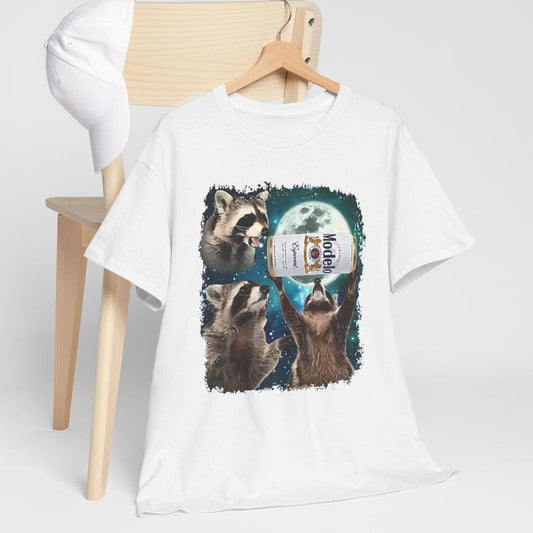 Three Raccoons Modelo Especial Beer Graphic Tshirt, Retro 90s Funny Meme Cute Tee, Men Women Gifts, Sweatshirt, Hoodie,...