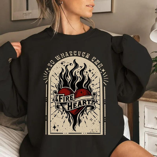 Throne Of Glass Fireheart Shirt, Throne Of Glass Tshirt, Terrasen To Whatever End Kingdom Of Ash Shirt, Acotar Shirt,...