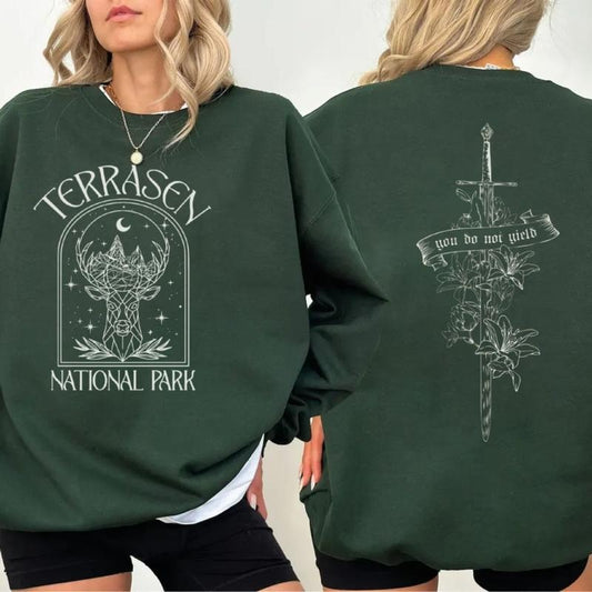 Throne Of Glass Hoodie, Book Lover Gift Idea Shirt, Bookish,Terrasen T Shirt, Tog Gift Sweatshirt, Unisex Sweater...