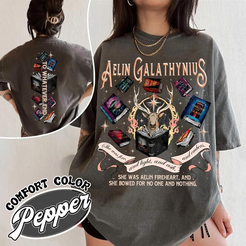 Throne of Glass Series Shirt, Aelin Galathynius Tshirt, Aelin Galathynius Shirt, the Thirteen Throne Shirt, Throne of...