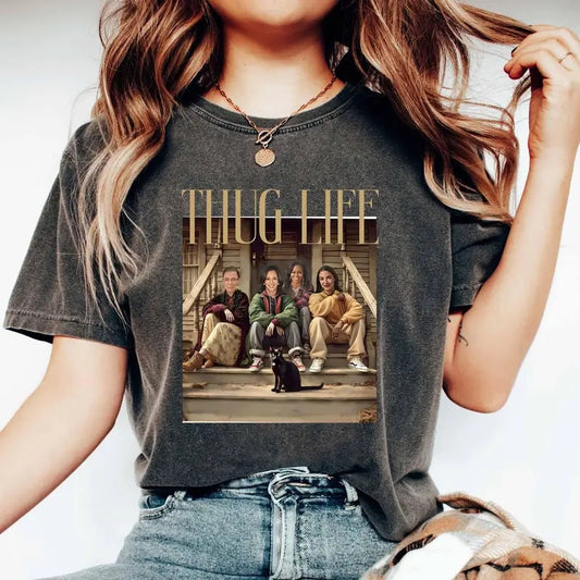 Thug Life Kamala Harris Feminist Shirt Harris Walz Shirt Kamala Harris 2024 Shirt Vote Blue Shirt Kamala Harris Shirt...