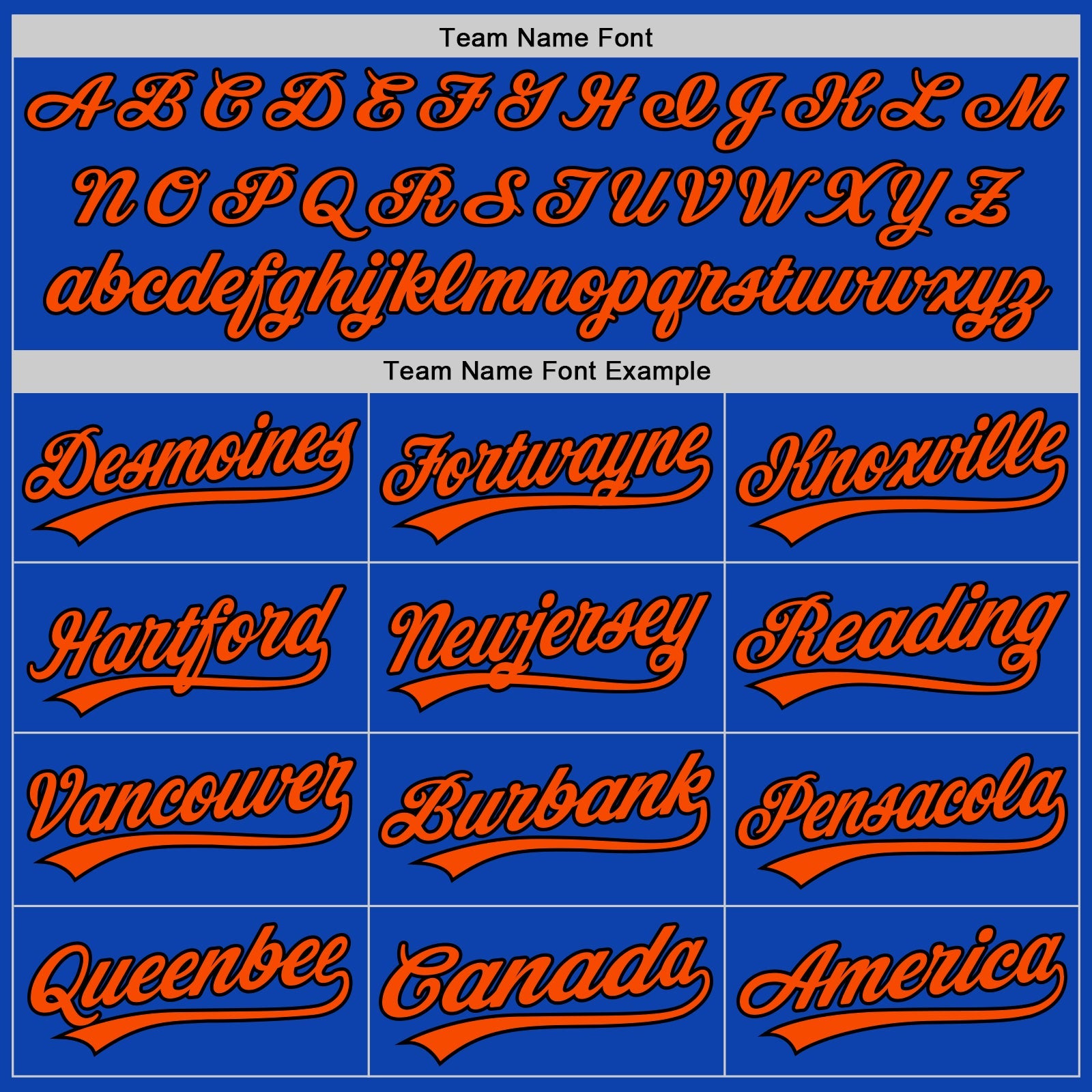 Custom Thunder Blue Orange-Black Authentic Baseball Jersey
