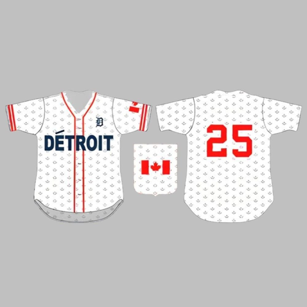 Tigers Canadian Heritage Jersey Giveaway 2025 - Grishko.com T-Shirts, Hoodie, Sweatshirt | WearSparks.com (Image 1)