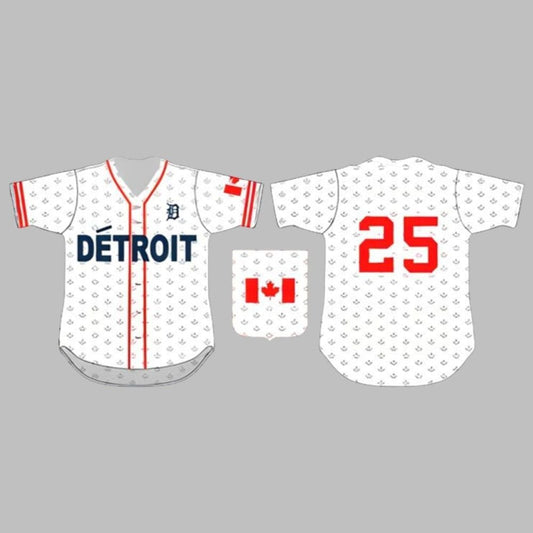 Tigers Canadian Heritage Jersey Giveaway 2025 - Grishko.com T-Shirts, Hoodie, Sweatshirt | WearSparks.com (Image 1)