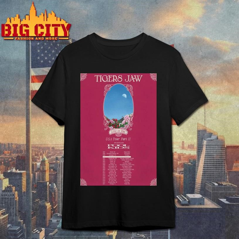 Tigers Jaw With Pool Kids USA Tour 2026 Poster shirt