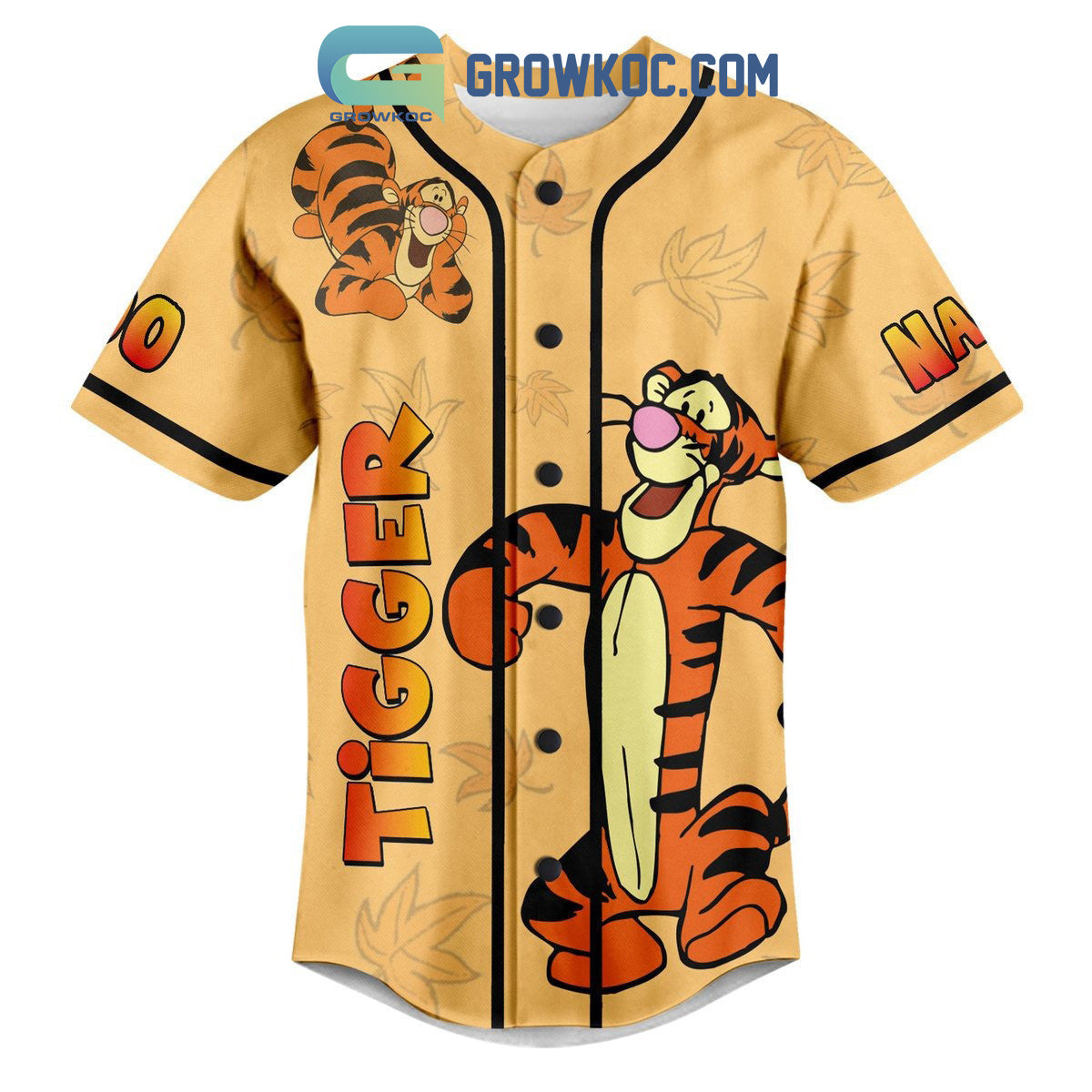 Tigger Is My Spirit Animal Personalized Baseball Jersey