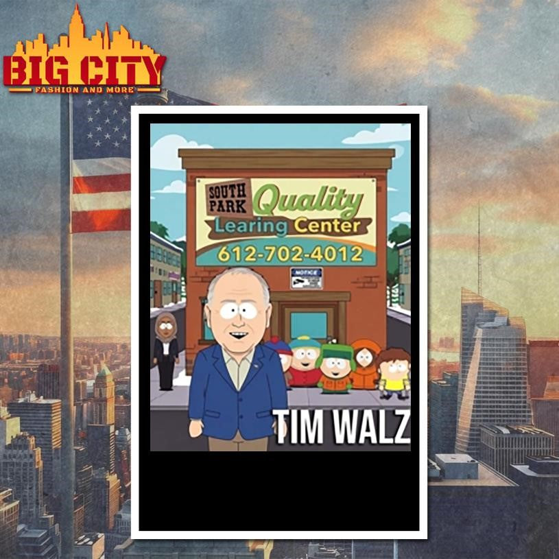 Tim Walz South Park Quality Learning Center Shirt