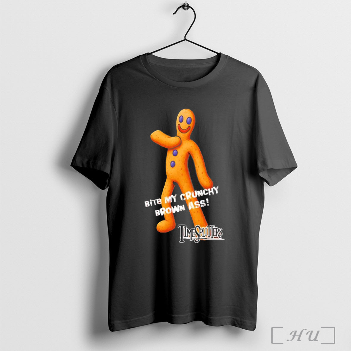 Time Splitter Bite My Crunchy Brown Ass T Shirt