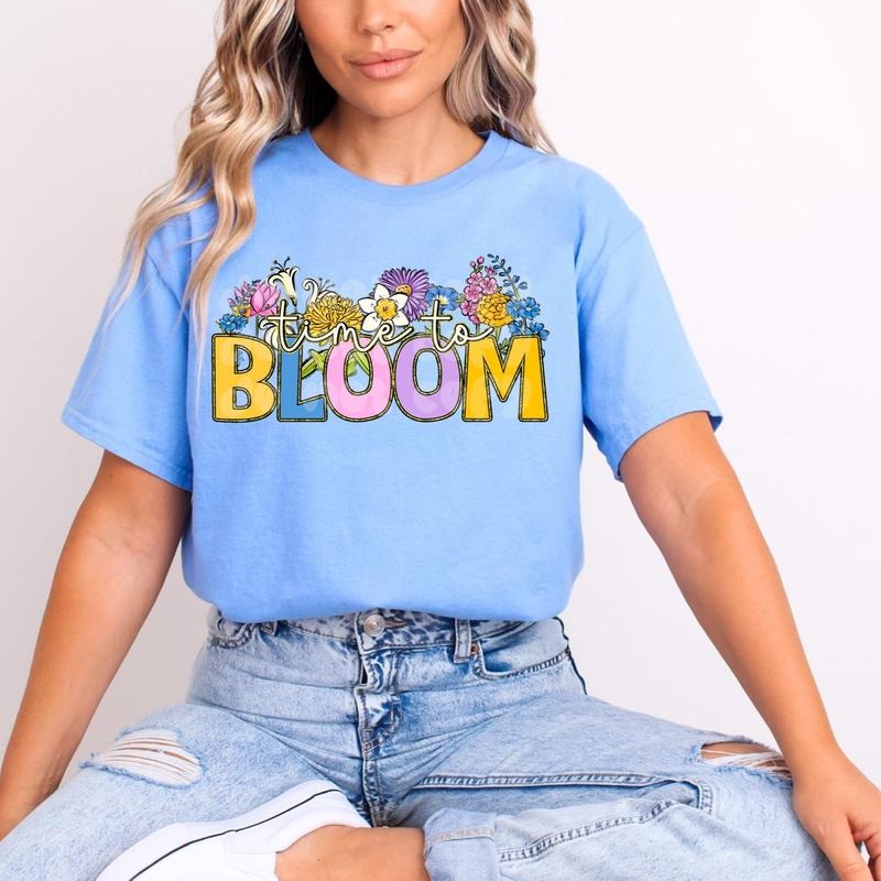 Time To Bloom DTF Transfers - THIS IS NOT A SHIRT Hoodie, Sweatshirt | WearSparks.com