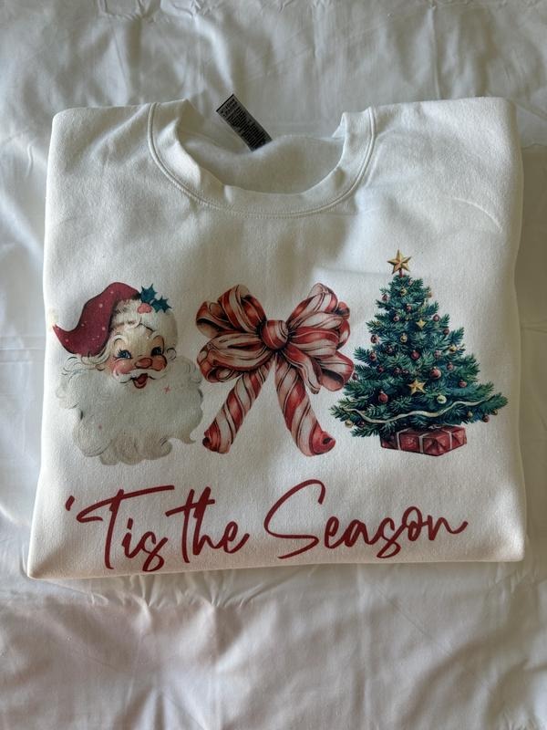 Tis The Season Christmas Sweatshirt Comfy Sweatshirt T-Shirts, Hoodie | WearSparks.com