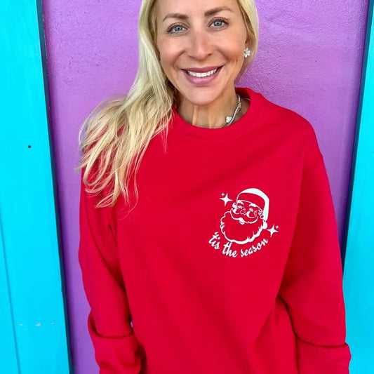 'Tis The Season Santa Sweatshirt T-Shirts, Hoodie | WearSparks.com