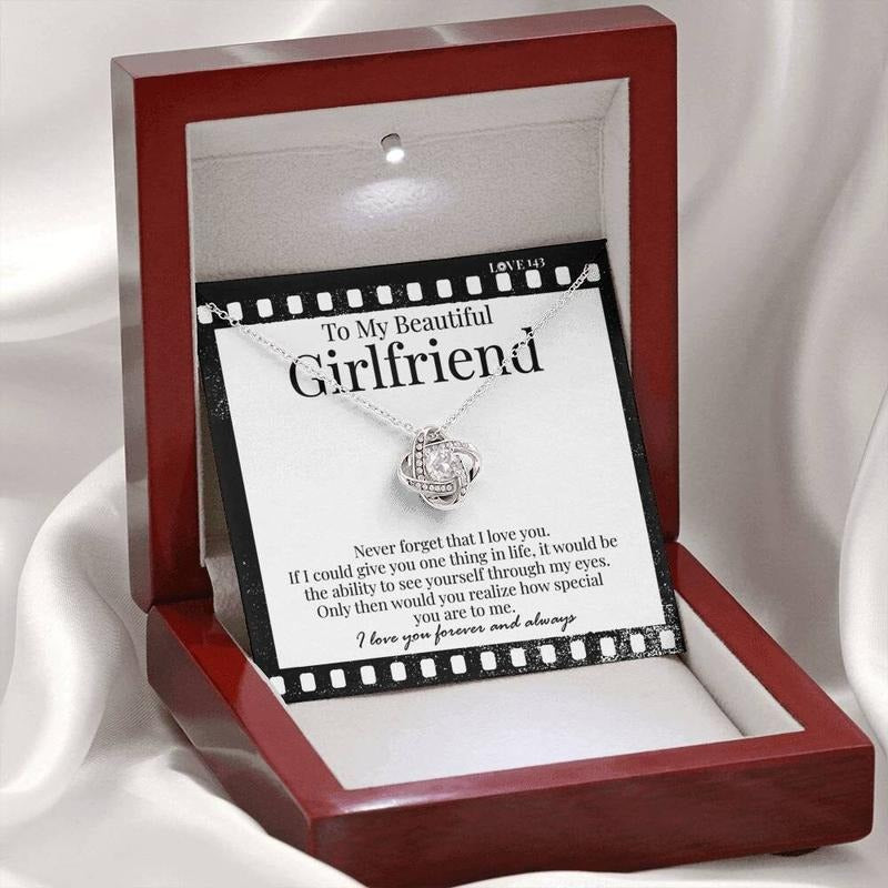 To My Girlfriend, Lover Gift, Camera Lover Gifts, Anniversary Gift For Girlfriend, Necklace Gift, Love Necklace With...