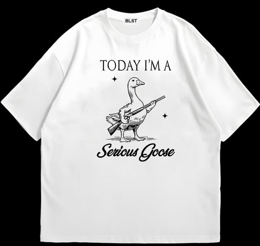 Today I'm A Serious Goose Lovers T-Shirt Retro Vibes Soft Cotton Perfect Everyday Tee Hoodie, Sweatshirt | WearSparks.com