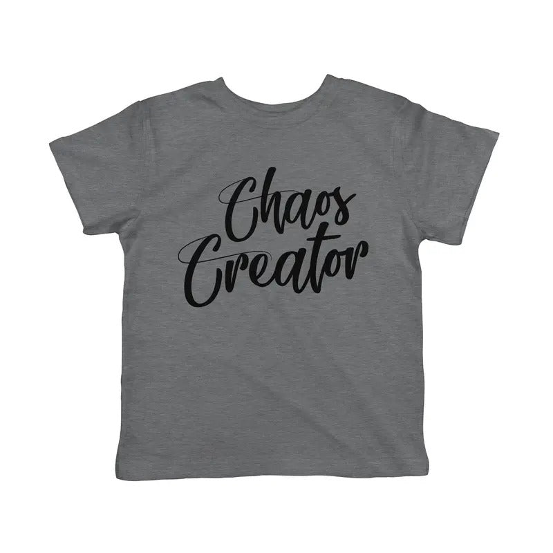 Toddler Chaos Creator T Shirt Funny Trouble Maker Baby Infant T Shirt Kids Gift Funny Toddler Shirts Childrens Graphic...