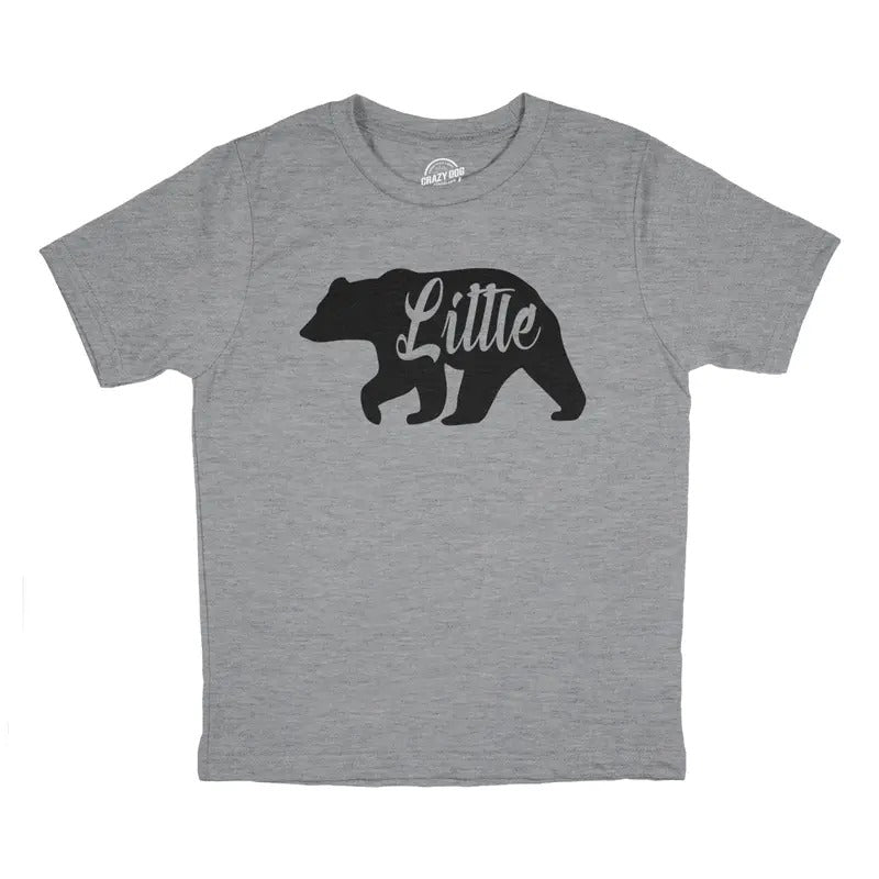Toddler Little Bear Cute Gift for Children Funny Graphic Novelty Family T shirt Funny Toddler Shirts Funny Animal Apparel...
