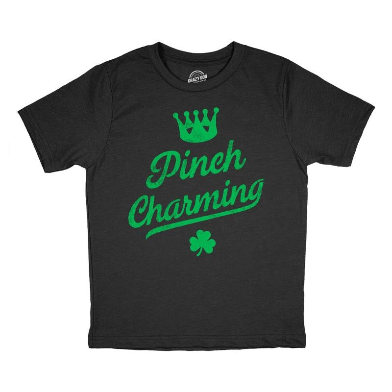 Toddler Pinch Charming T Shirt Funny St Pattys Day Parade Pinching Joke Tee For Young Kids Funny Toddler Shirts Saint...