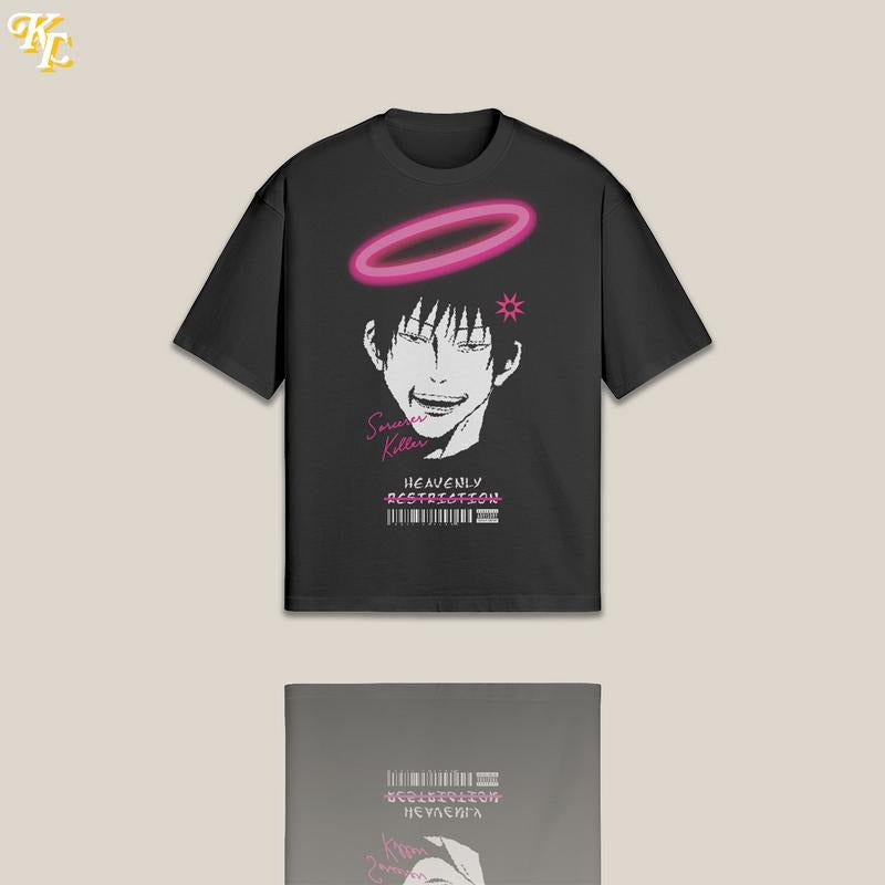 Toji Sweatshirt T-Shirt Fushiguro Graphic JuJutsu Kaisen Anime Manga Inspired Mens Womens Clothing Crewneck Menswear...
