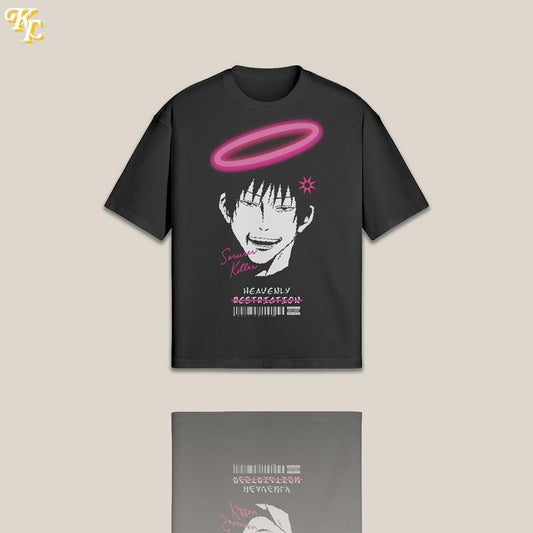 Toji Sweatshirt T-Shirt Fushiguro Graphic JuJutsu Kaisen Anime Manga Inspired Mens Womens Clothing Crewneck Menswear...