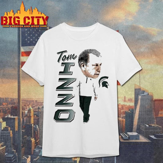 Tom Izzo Michigan State Spartans Caricature Shirt