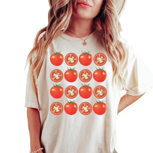 Tomato Girl Shirt, Cottagecore Tomato Girl Aesthetic, Summer Garden Gift, Summer Tee, Farm Life Tee, Farmer, Unisex...