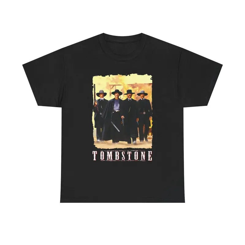 Tombstone Movie Huckleberry Black Navy Red T-Shirt Hoodie, Sweatshirt | WearSparks.com