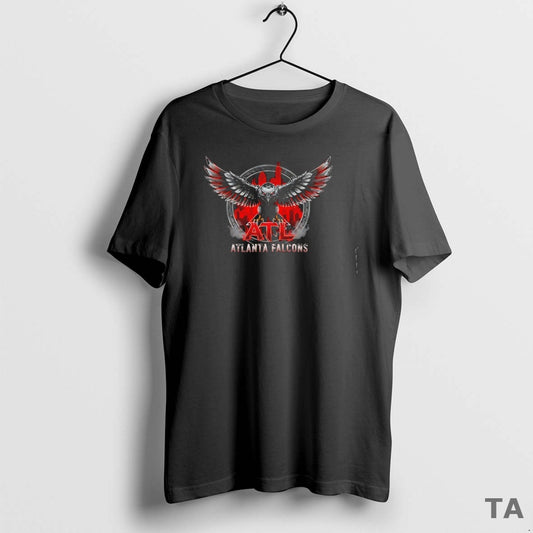 Top Atlanta Falcons The Night Skyline Logo T Shirt Sweater Hoodie, Sweatshirt | WearSparks.com