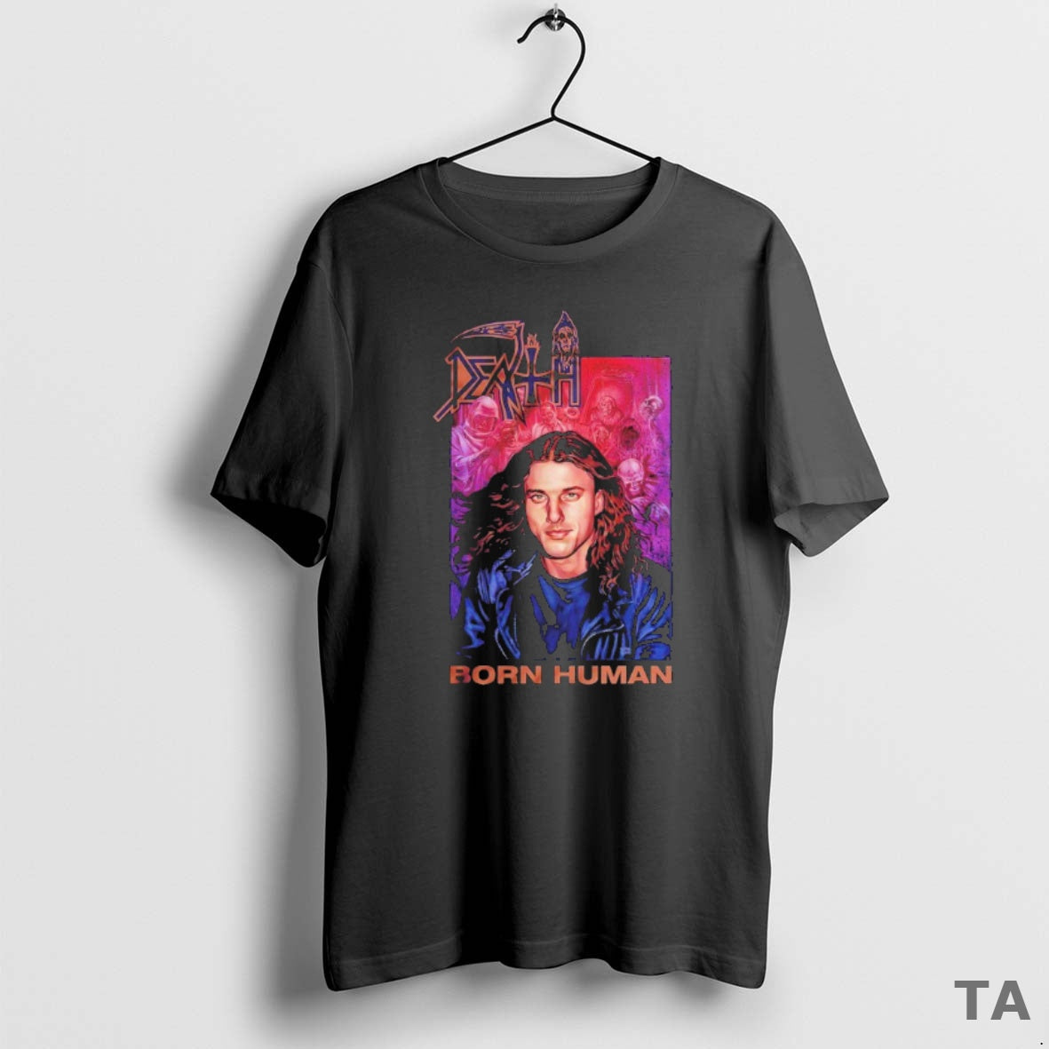 Top Chuck Schuldiner Born Human The Life And Music Of Death T Shirt Sweater Hoodie, Sweatshirt | WearSparks.com
